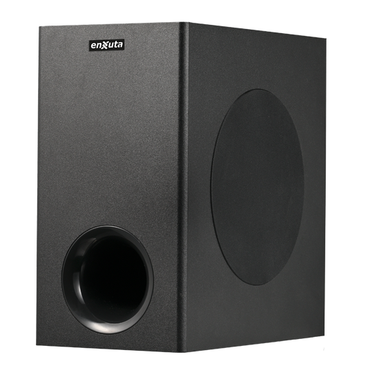 Barra de sonido con subwoofer Bluetooth 1600 watts ENXUTA