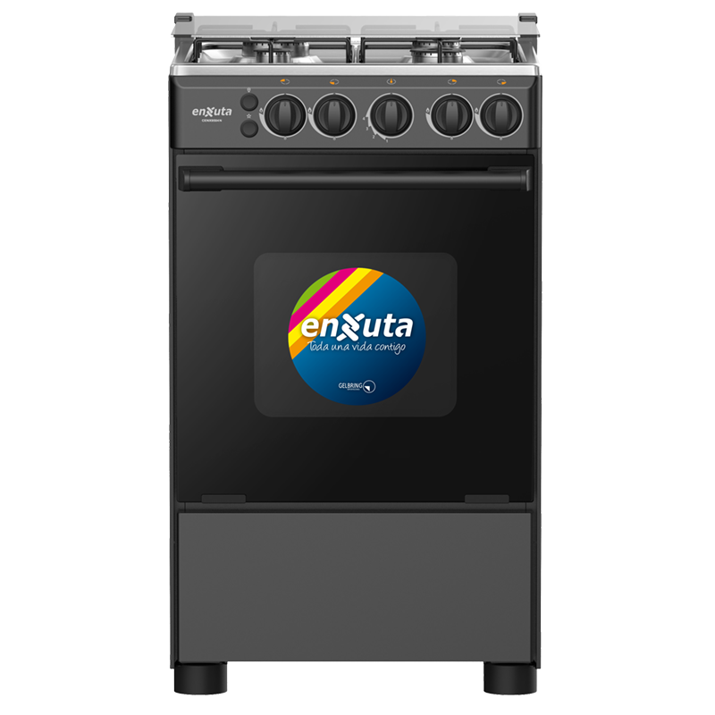 Cocina MULTIGAS ENXUTA NEGRA CENX9504N
