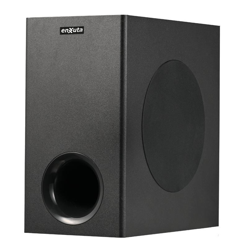 Barra de sonido con subwoofer Bluetooth 1600 watts ENXUTA