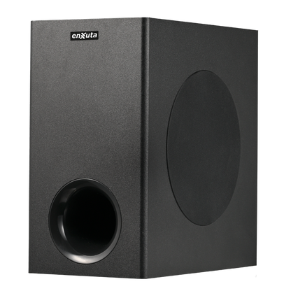 Barra de sonido con subwoofer Bluetooth 1600 watts ENXUTA