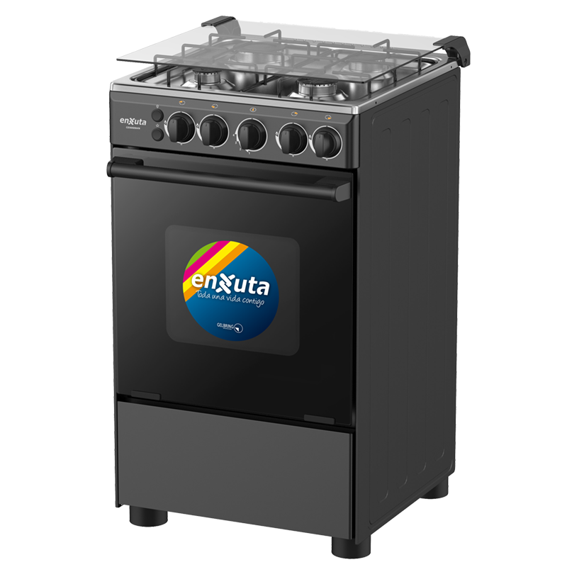 Cocina MULTIGAS ENXUTA NEGRA CENX9504N