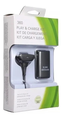 Pack Cable y Batería para Joystick XBOX 360