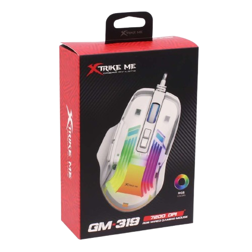 Mouse Gamer Blanco XTRIKE ME GM319