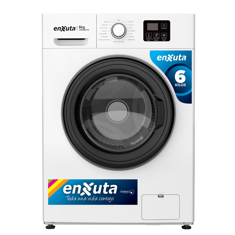Lavarropas Enxuta 6kg carga frontal