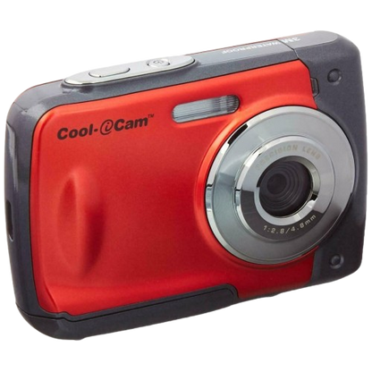 Cámara digital iON 8MP Waterproof roja